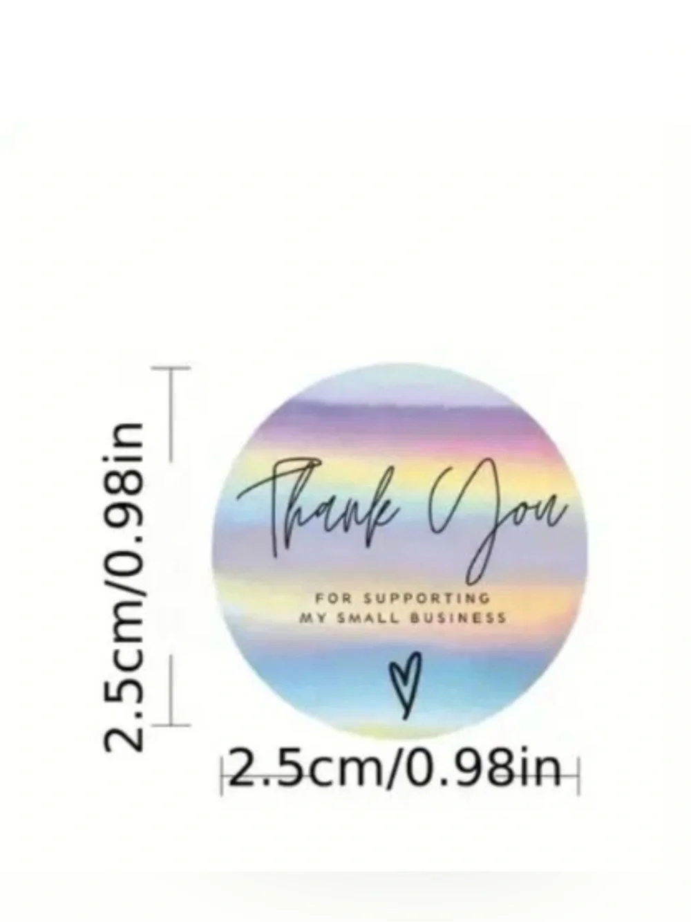 Thank you ! Small Stickers 500